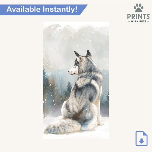 Winter Husky - Husky Wallpaper